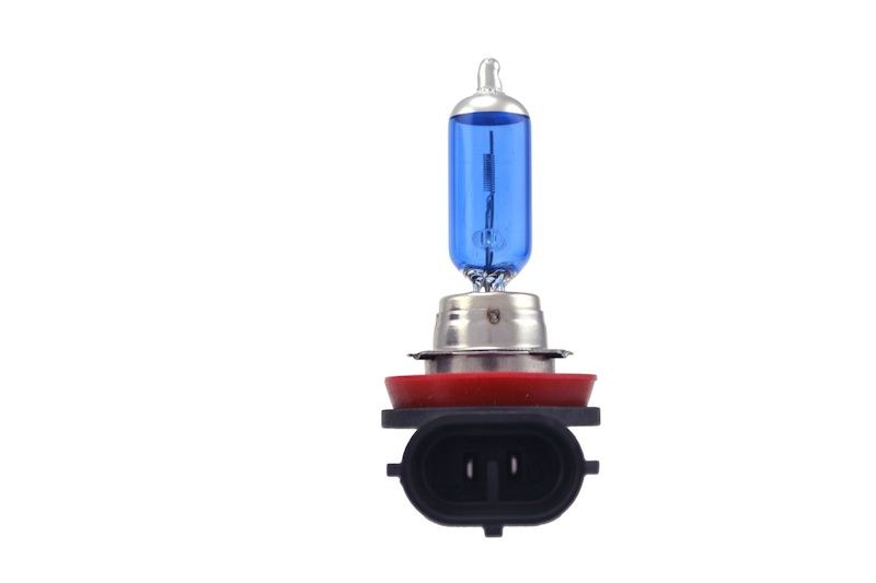 Hella Headlight Bulb, Optilux ®, H11, Xenon Bulb, 80 Watt, 12 Volt, White Beam Color, 4200K Light Color Temperature, Set of 2 – H71071032