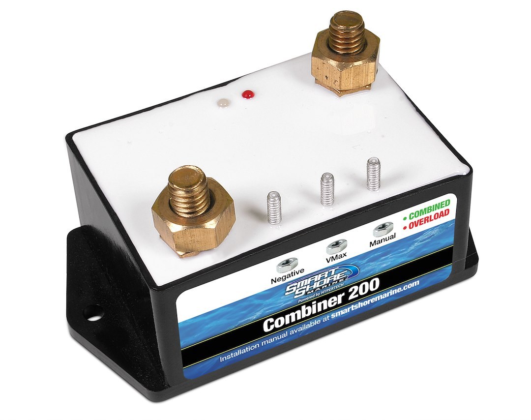 Hypertech Battery Combiner, 2 Input Batteries, 175 Amp Continuous Rating/ 400-Amp Closing Current, 18 Volt – 49110