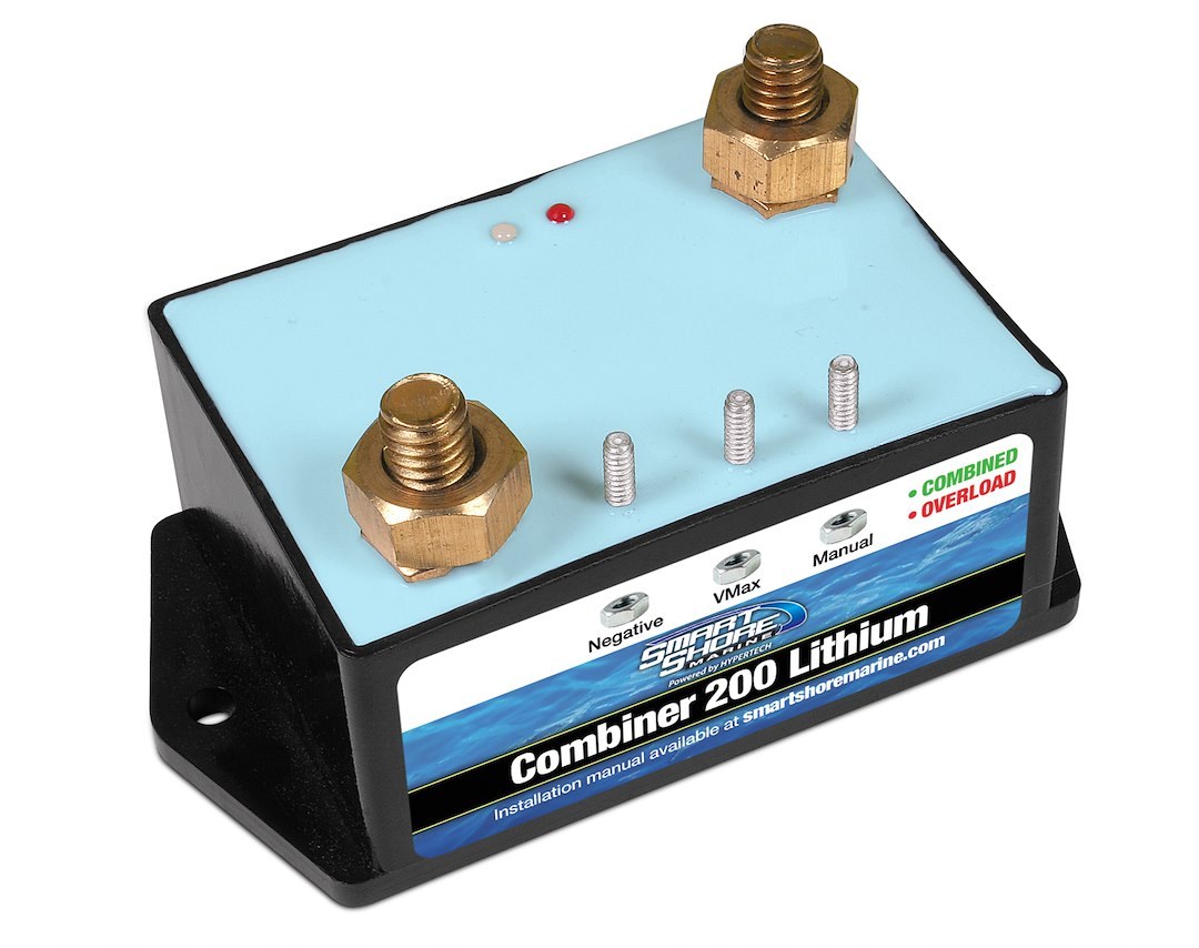 Hypertech Battery Combiner, 2 or More Input Batteries, 80 Amp Continuous Rating/ 400-Amp Closing Current, 18 Volt – 49111
