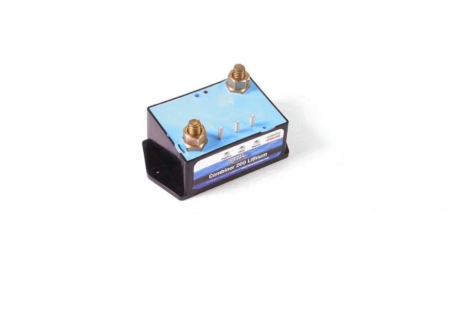 Hypertech Battery Combiner, 2 or More Input Batteries, 80 Amp Continuous Rating/ 400-Amp Closing Current, 18 Volt – 49111