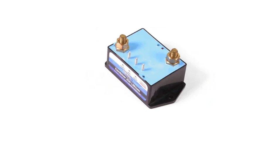 Hypertech Battery Combiner, 2 or More Input Batteries, 80 Amp Continuous Rating/ 400-Amp Closing Current, 18 Volt – 49111