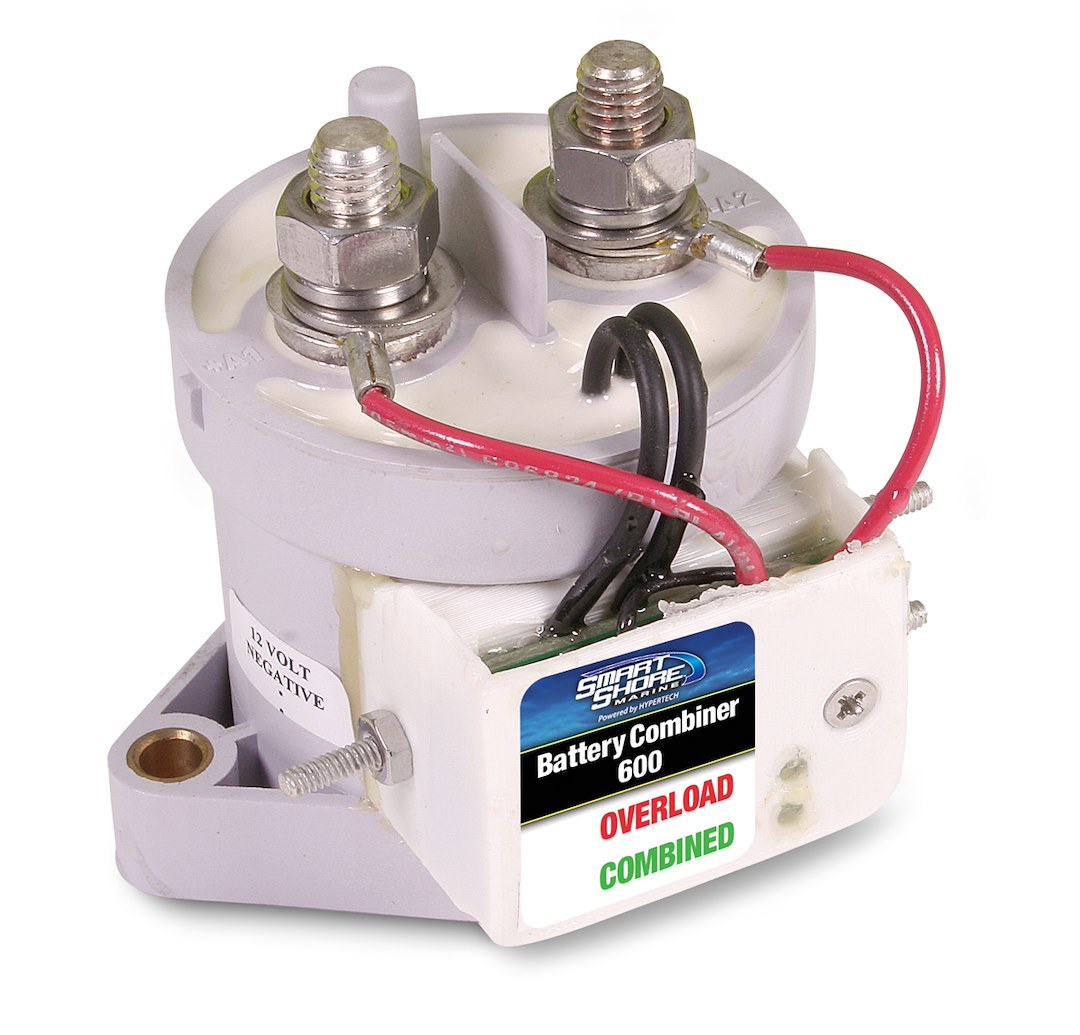 Hypertech Battery Combiner, 2 or More Input Batteries, 500 Amp Continuous Rating/ 2500-Amp Closing Current, 18 Volt – 49120