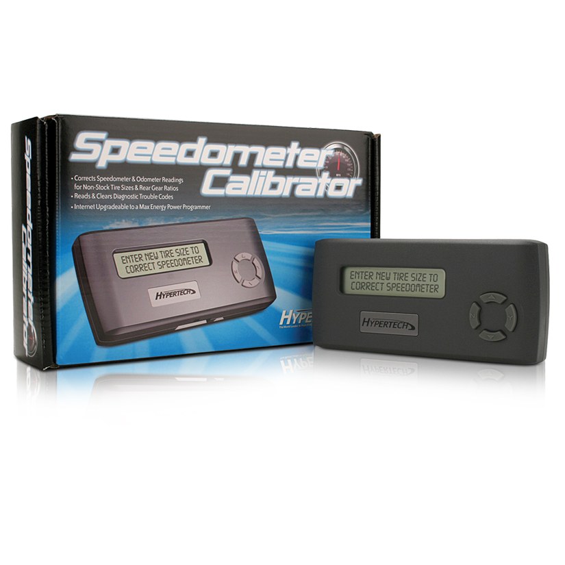 Hypertech Speedometer Calibrator, Correction for Tire Sizes 29 to 43 Inches 1/4 Inch Increments, Reads and Clears Diagnostic Trouble Codes – 742002