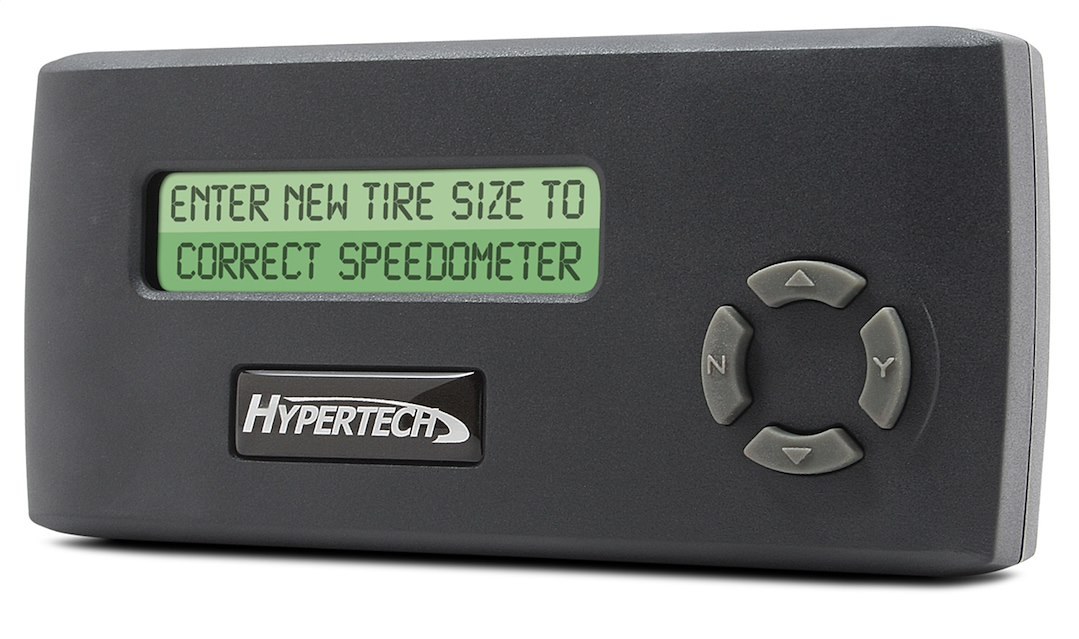 Hypertech Speedometer Calibrator, Correction for Tire Sizes 24 to 40 Inches, Reads and Clears Diagnostic Trouble Codes – 752504