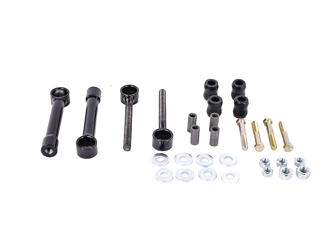 Hellwig Stabilizer Bar Link Kit, Adjustable from 8 to 11 Inch Length, Black, Set of 2 – 7961