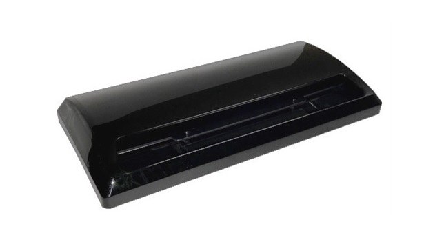 Heng’s Ind Stove Vent Hood Exhaust Cover, Exterior Mount, 10-5/8 Inch Length X 3-5/8 Inch Width, Black – J116TBK-CN
