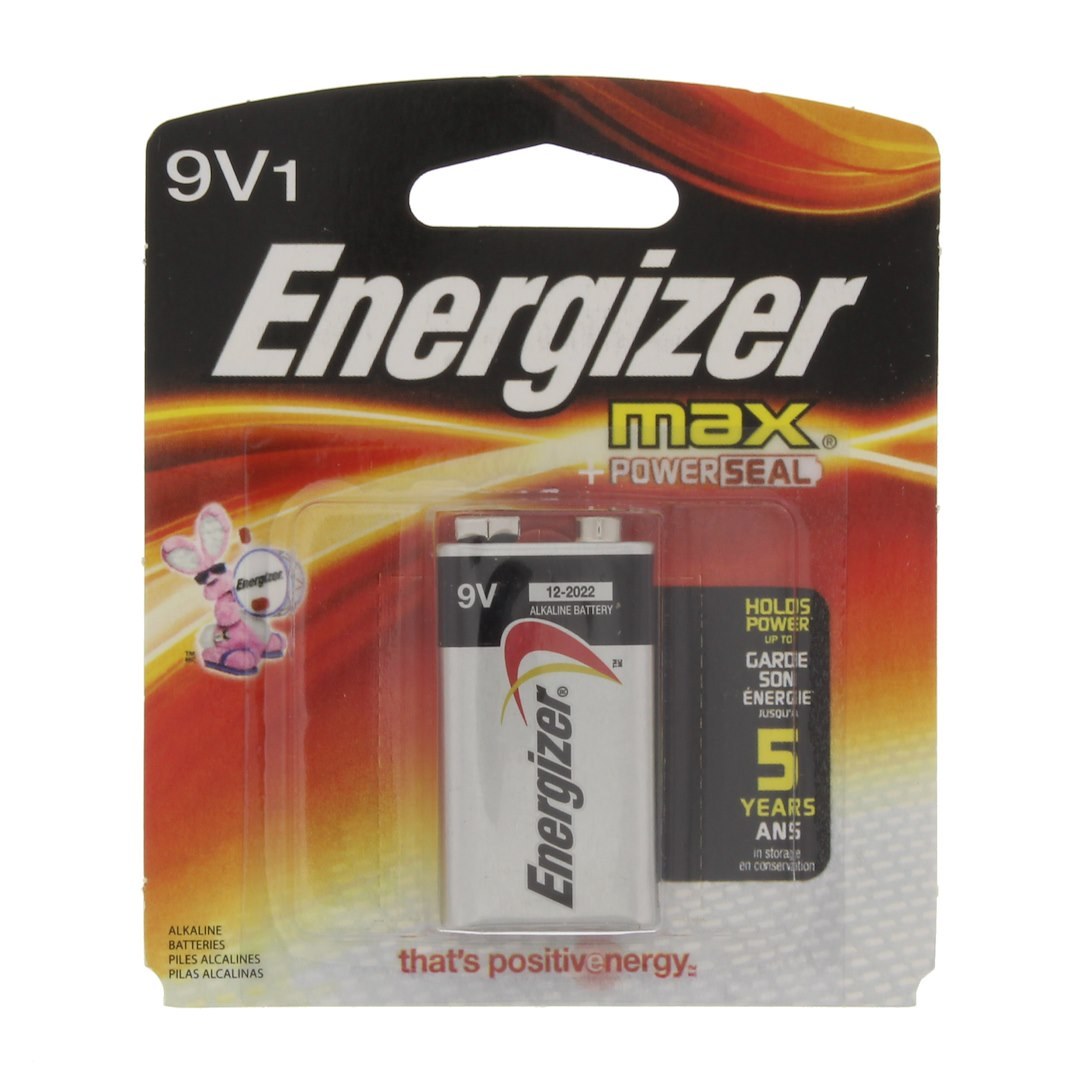World & Main Flashlight Battery, Energizer ®, Alkaline Battery, 9 Volts, Single – 110217