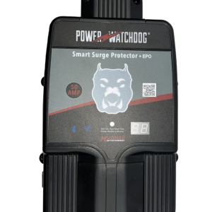 Hughes Auto Surge Protector, Power Watchdog Gen II, Hardwired Installation, 50 Ampere Operating Current, With Emergency Power Off – PWD50EPOHW