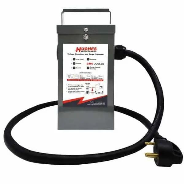 Hughes Auto Voltage Booster, Use to Boost a Park Voltage Measuring Less Than 113 Volt to 115 Volts, 30 Amps, 3600 Watts – RV 2130-SP