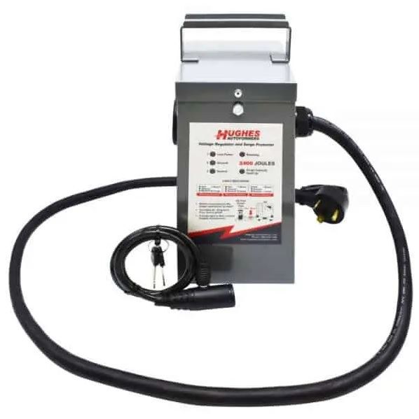 Hughes Auto Voltage Booster, Use to Boost a Park Voltage Measuring Less Than 113 Volt to 115 Volts, 30 Amps, 3600 Watts – RV 2130-SP