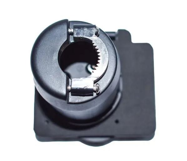Hughes Auto Power Inlet Port, Safeview™, Manual Power Disconnect, 30 Amp, 125 Volt, Black, Nickel Plated Contacts, Twist Lock Design – SV30API