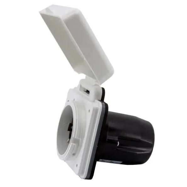 Hughes Auto Power Inlet Port, Safeview™, Manual Power Disconnect, 30 Ampere, 120 Volt – SV30API-W