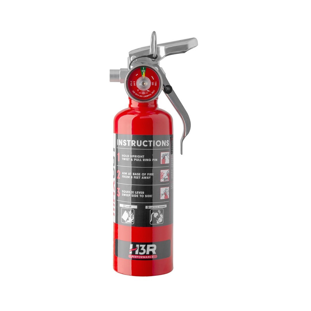 H3R Fire Extinguisher, Maxout ™, Ul Rated 2-B:C, Dry Chemical Agent, Not Us Coast Guard Approved, 1 Pound Bottle, Steel, Red – MX100R