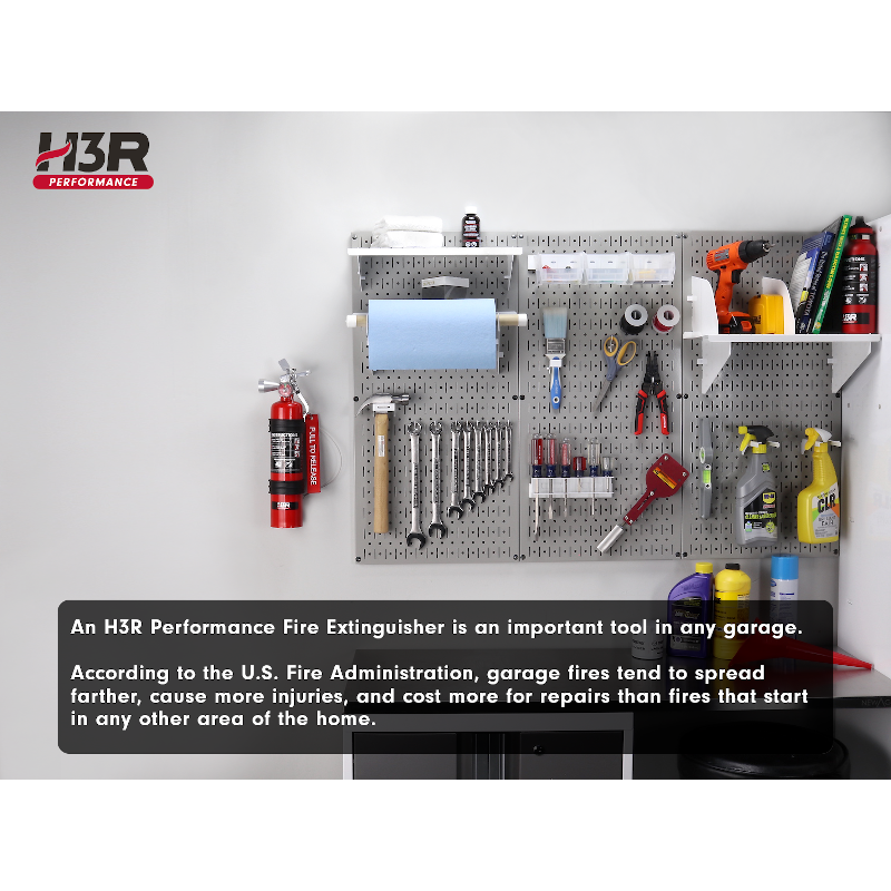H3R Fire Extinguisher, Maxout ™, Ul Rated 1-A:10-B:C, Dry Chemical Agent, Us Coast Guard Approved, 2.5 Pound Bottle, Steel, Black – MX250B