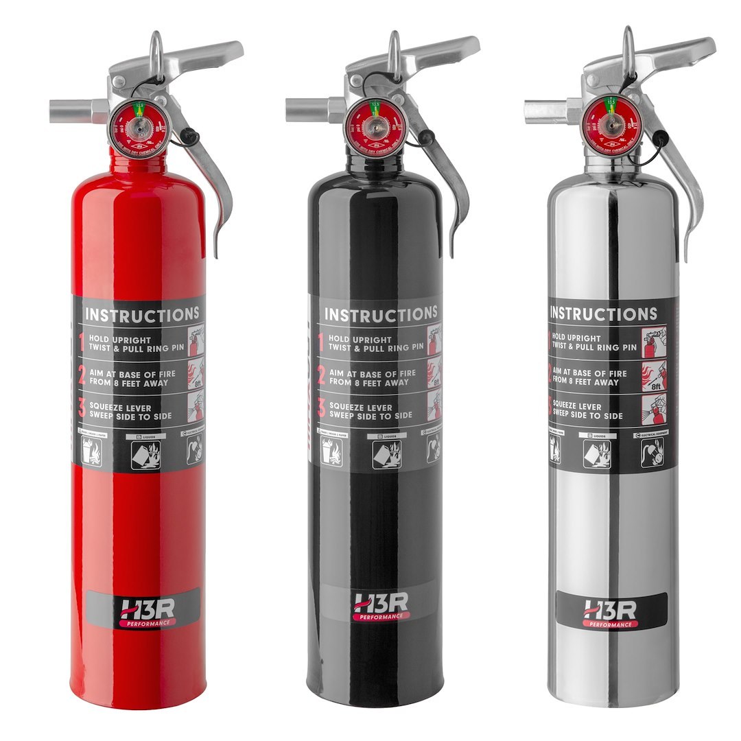 H3R Fire Extinguisher, Maxout ™, Ul Rated 1-A:10-B:C, Dry Chemical Agent, Us Coast Guard Approved, 2.5 Pound Bottle, Steel, Red – MX250R