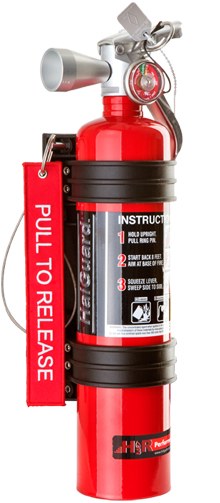 H3R Fire Extinguisher Mount, Flat Surface Mount, Extreme Duty Bracket, Fits 3 Inch Diameter Cylinders, Fiberglass Reinforced Nylon – NB300