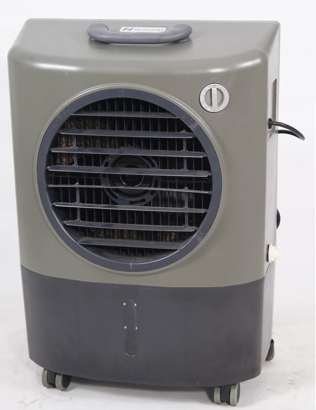 Hessaire Evaporative Cooler, 1300 Cfm Airflow, 500 Square Foot Cover Area, 20 Inch Length X 10 Inch Width X 28 Inch Height, Mechanical Control – MC18V