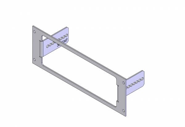 Havis Radio Mounting Bracket, For Use with M/A-Com CH-721/ M/A-Com M-5300/ XG-100M Harris Unity Radio, Black, Single – C-EB30-CH7-1P