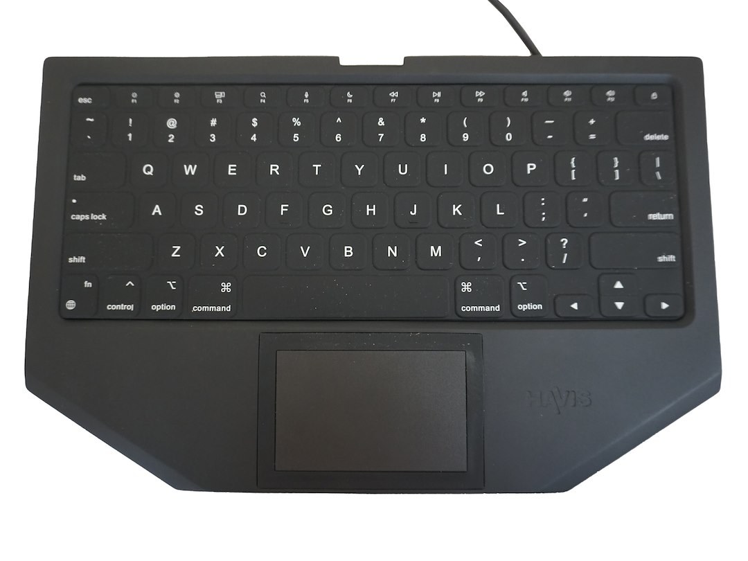Havis Computer Keyboard, USB-C Wired, Compatible with Mac/ Ios/ Windows Os/ Android Os, 12 Inch Length X 7.7 Inch Width X 0.8 Inch Depth – KB-1004