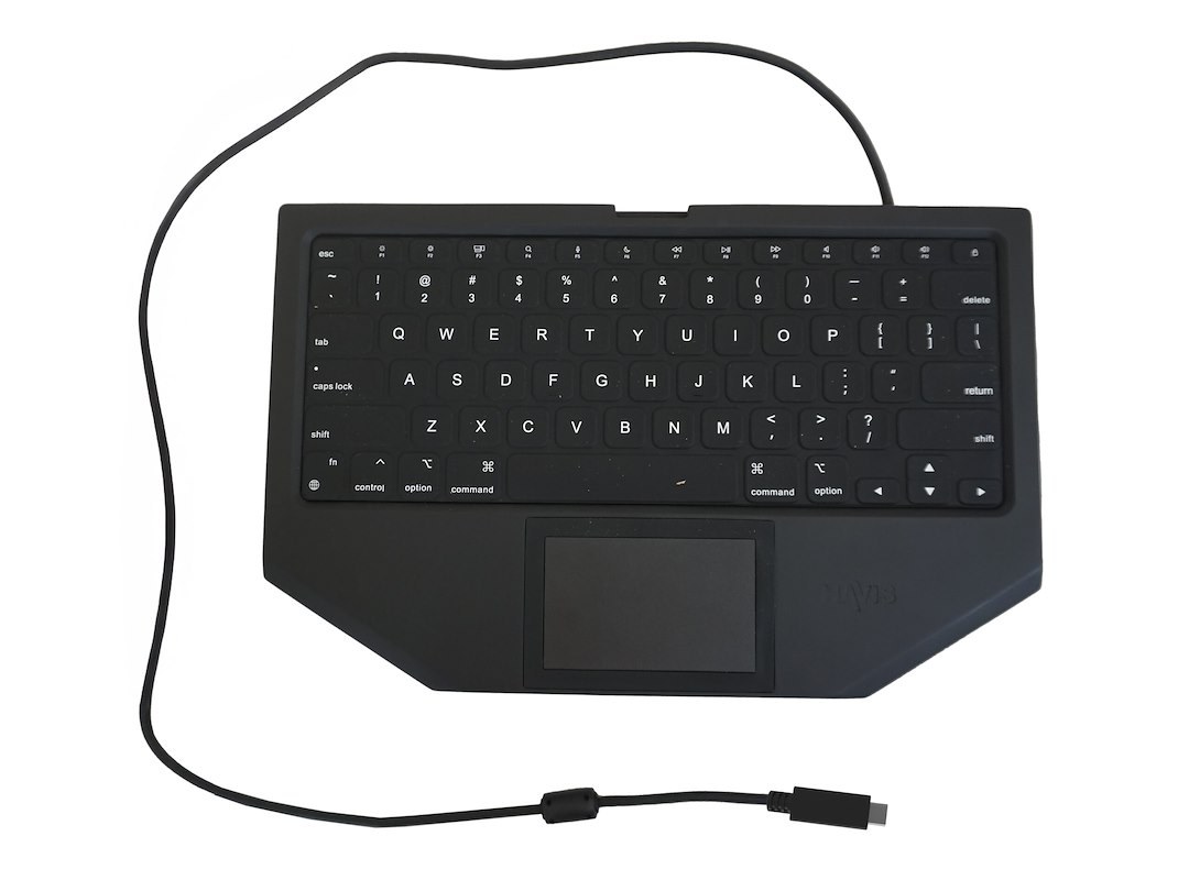 Havis Computer Keyboard, USB-C Wired, Compatible with Mac/ Ios/ Windows Os/ Android Os, 12 Inch Length X 7.7 Inch Width X 0.8 Inch Depth – KB-1004