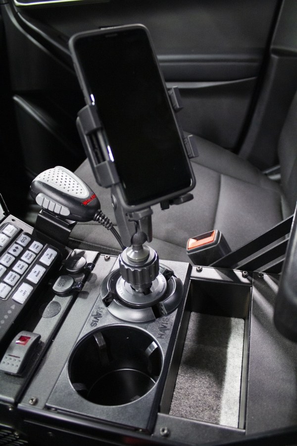 Havis Cell Phone Mount, Fits 2-1/4 Inch to 3-3/4 Inch Width Mobile Phones, Up to 5 Pound Capacity – PKG-CUP-101