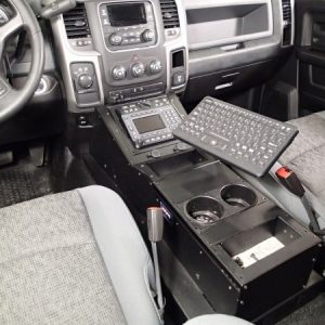 Havis Computer Keyboard Mount, Compatible with 1.20 Inch X 1-1/2 Inch Amps Hole Pattern, Mounted Using Ball Mount – PKG-FAM-107