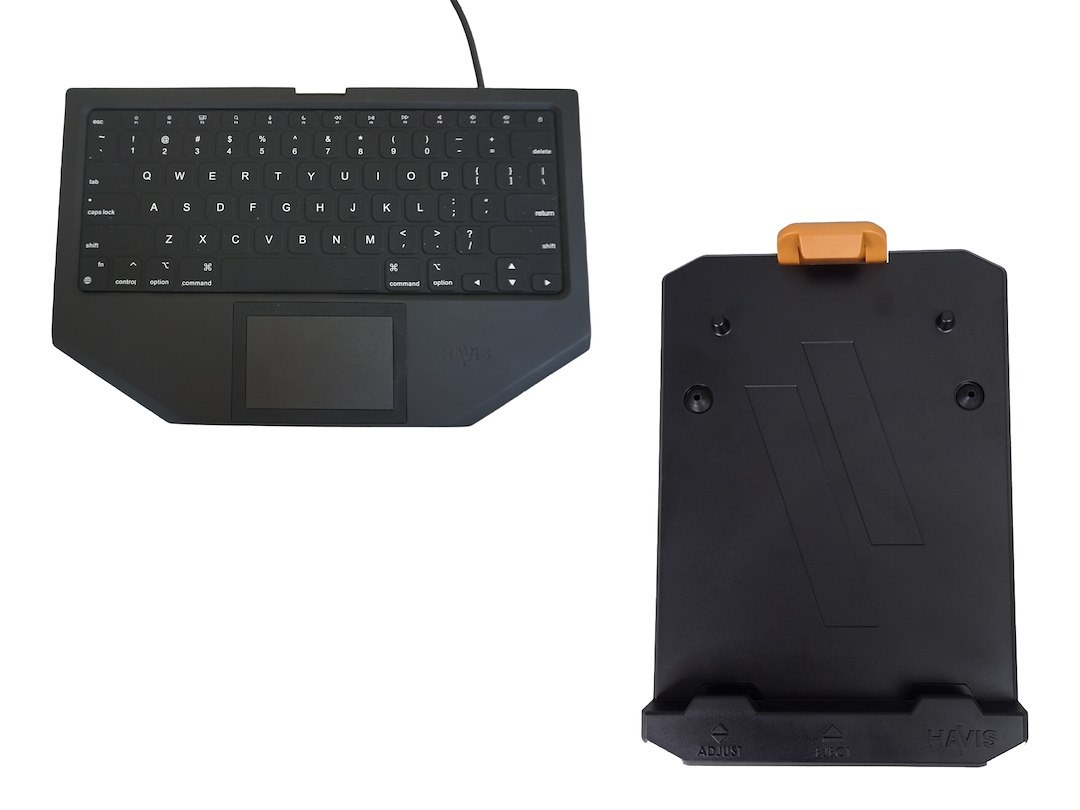 Havis Computer Keyboard, USB Wired, Compatible with Mac/ Ios/ Windows Os/ Android Os, 12 Inch Length X 7.7 Inch Width X 0.8 Inch Depth – PKG-KB-2004