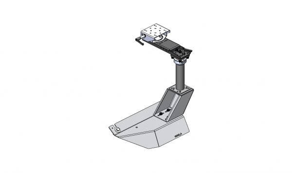 Havis Laptop Mount, Floor Mount, Pivoting, Non Adjustable Height, Black – PKG-PSM-1009