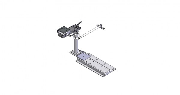 Havis Laptop Mount, Floor Mount, 180 Degree Horizontal Rotation, Non-Adjustable Height – PKG-PSM-184
