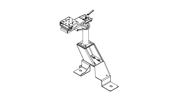 Havis Laptop Mount, Floor Mount, 180 Degree Horizontal Rotation, Non-Adjustable Height – PKG-PSM-185