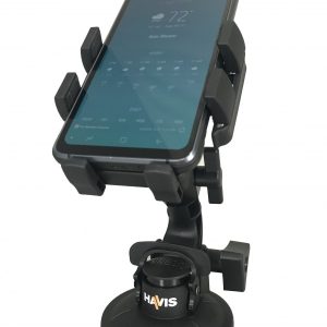 Havis Cell Phone Mount, Fits 2-1/4 Inch to 3-3/4 Inch Width Mobile Phones, Up to 3 Pound Capacity, Standard Universal Rugged – PKG-WIN-101
