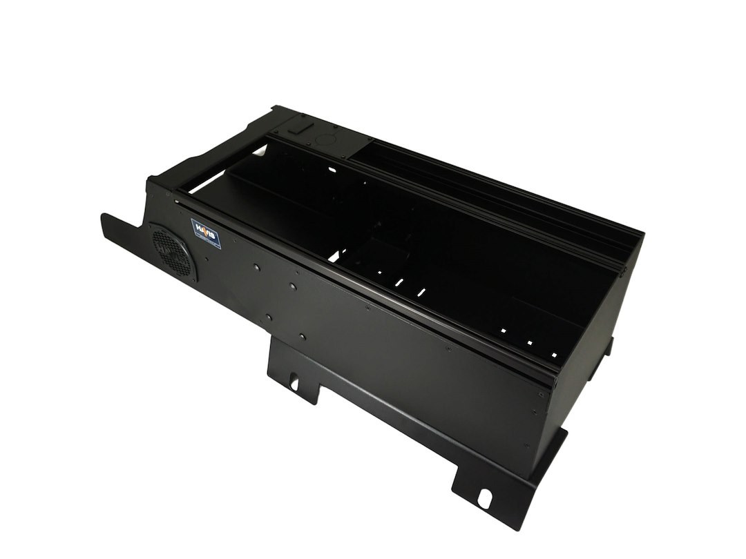 Havis Console, Fits Bucket Seats to Dash Contour, 38.6 Inch Length X 14.9 Inch Width X 12.7 Inch Height Overall Dimension, Black – C-VSW-2600-SILV
