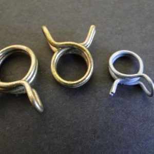 Helix Racing Products Hose Clamp, 5/16 Inch Clamping Range, Double Wire Style, Zinc Plated Steel, Pack of 150 – 111-1600