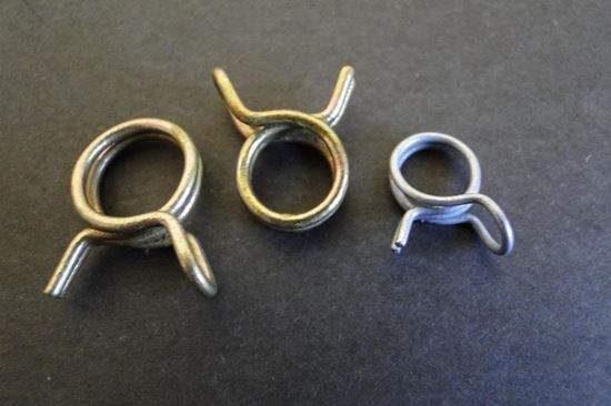 Helix Racing Products Hose Clamp, 5/16 Inch Clamping Range, Double Wire Style, Zinc Plated Steel, Pack of 150 – 111-1600