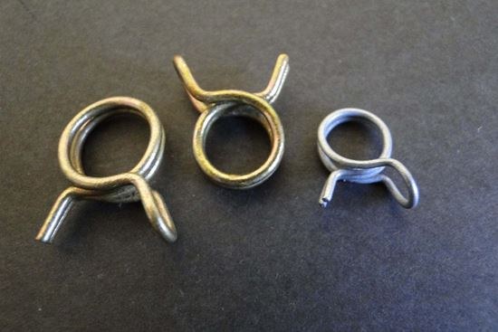Helix Racing Products Hose Clamp, 7/16 Inch Clamping Range, Double Wire Style, Zinc Plated Steel, Pack of 150 – 111-1800