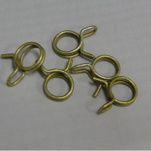 Helix Racing Products Hose Clamp, 7/16 Inch Clamping Range, Double Wire Style, Zinc Plated Steel, Pack of 150 – 111-1800