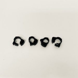 Helix Racing Products Hose Clamp, 0.31 Inch to 0.35 Inch Clamping Range, Ratchet Style, Black Nylon, Pack of 100 – 111-2221