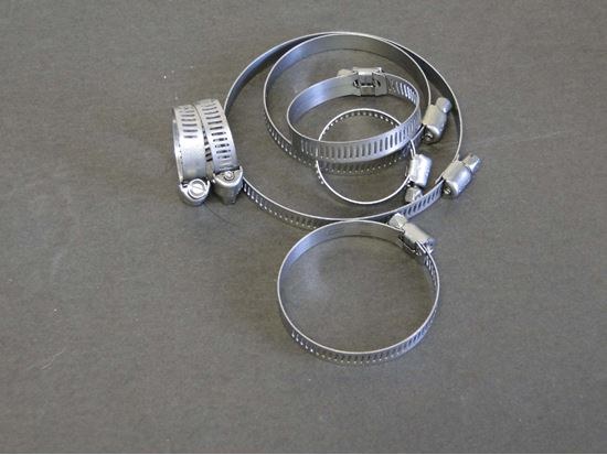 Helix Racing Products Hose Clamp, 0.39 Inch to 0.98 Inch Clamping Range, Worm Gear Style, Stainless Steel, Pack of 10 – 111-6208