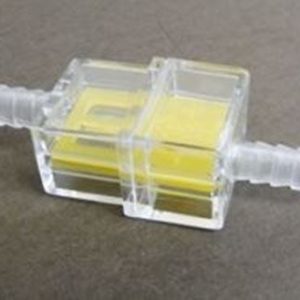 Helix Racing Products Fuel Filter, Complete Assembly, IN-Line, 1/4 Inch Inlet/Outlet, Rectangular Shape – 118-9012