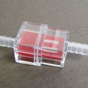 Helix Racing Products Fuel Filter, Complete Assembly, IN-Line, 1/4 Inch Inlet/Outlet, Rectangular Shape – 118-9013