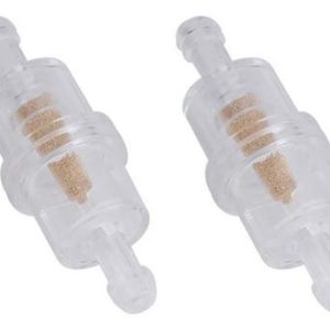 Helix Racing Products Fuel Filter, Complete Assembly, IN-Line, 5/16 Inch Inlet/Outlet, Small Cylinder Shape – 118-9018
