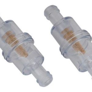 Helix Racing Products Fuel Filter, Complete Assembly, IN-Line, 1/4 Inch Inlet/Outlet, Small Cylinder Shape – 118-9019