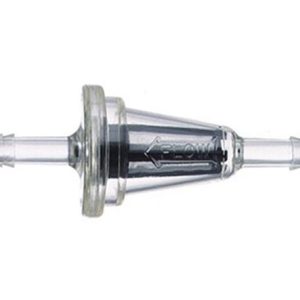 Helix Racing Products Fuel Filter, Complete Assembly, IN-Line, 1/4 Inch Inlet/Outlet, Large Cone Shape, Nylon Mesh Screen Element – 118-9020