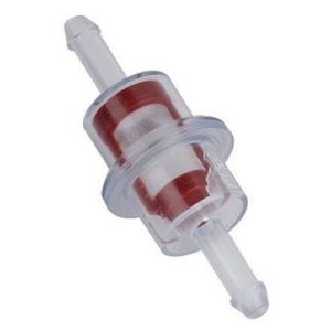 Helix Racing Products Fuel Filter, Complete Assembly, IN-Line, 1/4 Inch Inlet/Outlet, Small Cylinder Shape – 118-9109