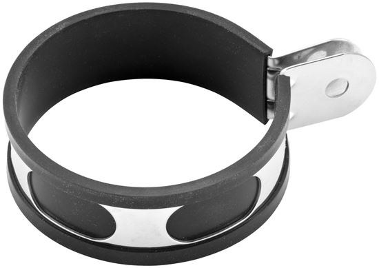 Helix Racing Products Exhaust Clamp, 3-1/2 Inch Diameter, Band Clamp, Round Shape, Stainless Steel, Single – 210-2706