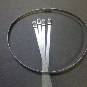 Helix Racing Products Wire Tie, 14 Inch Length, Pack of 5, Silver, Stainless Steel – 304-0514
