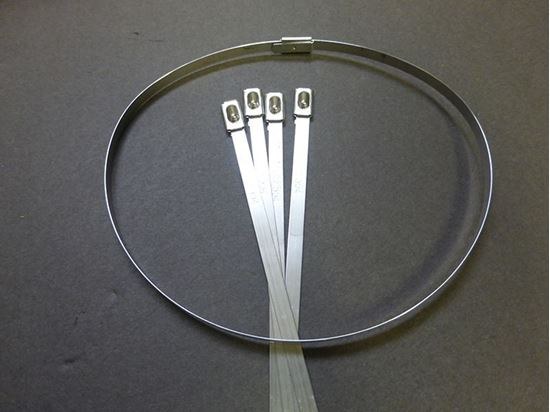 Helix Racing Products Wire Tie, 14 Inch Length, Pack of 5, Silver, Stainless Steel – 304-0514