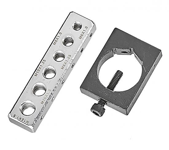 Helix Racing Products Safety Wire Drill Jig, Set Contains Nut and Head of Bolt Fixture and Bolt Thread Fixture – 390-8359