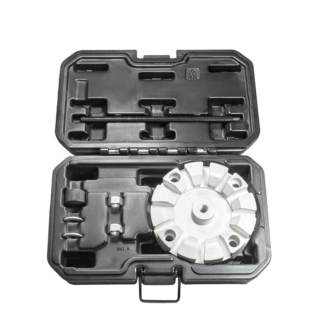Helix Racing Products Clutch Fixture Tool, Used to Hold Clutch Spider for Belt and Sheave Work on Polaris Models, With Storage Case – 390-8802