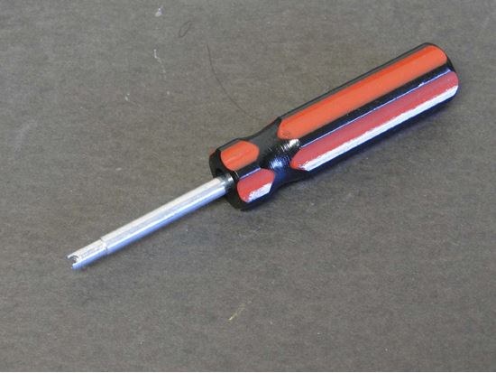 Helix Racing Products Valve Stem Tool, Use to Remove Valve Cores, With Screwdriver Handle – 041-0444